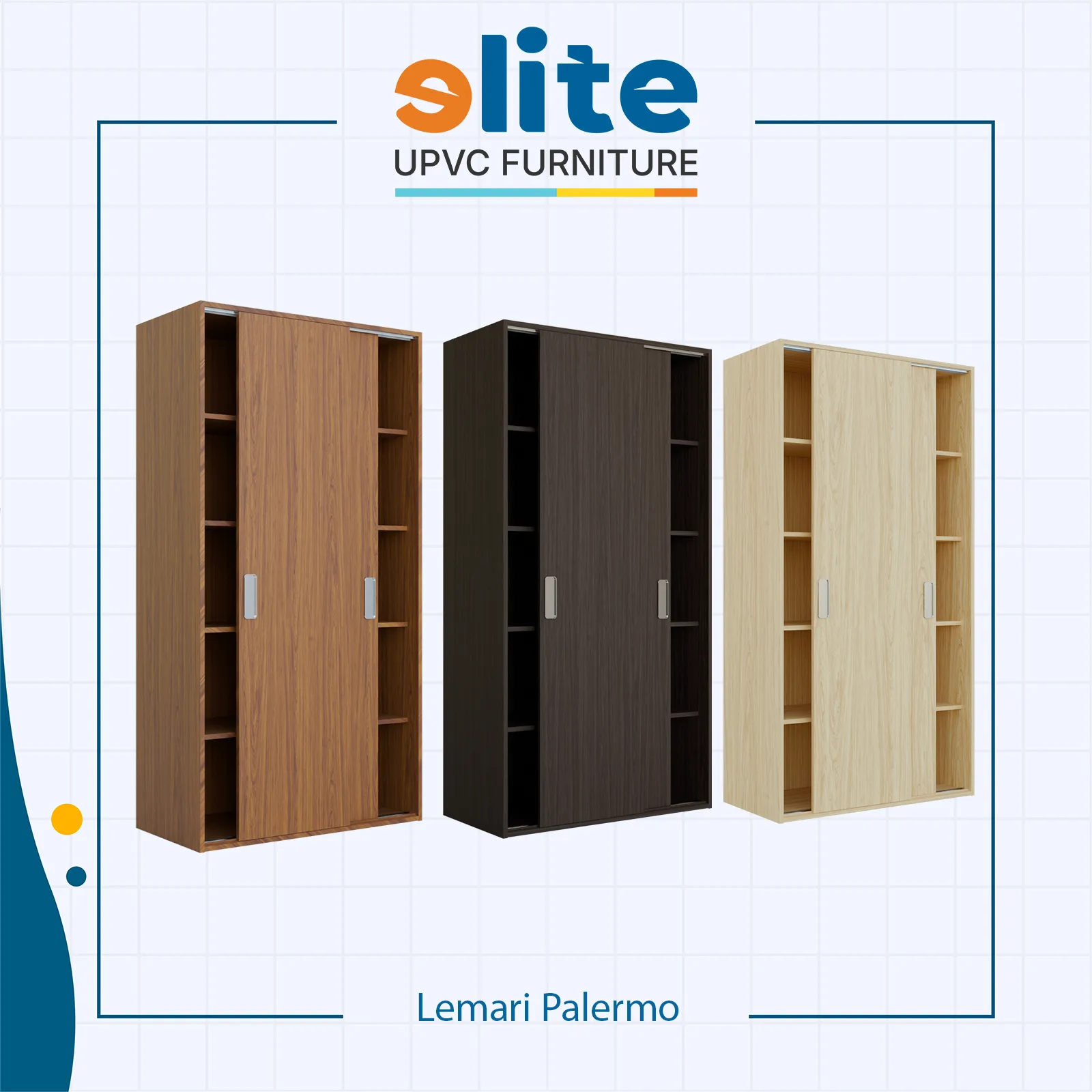 Lemari Palermo detail furniture upvc Elite Shop