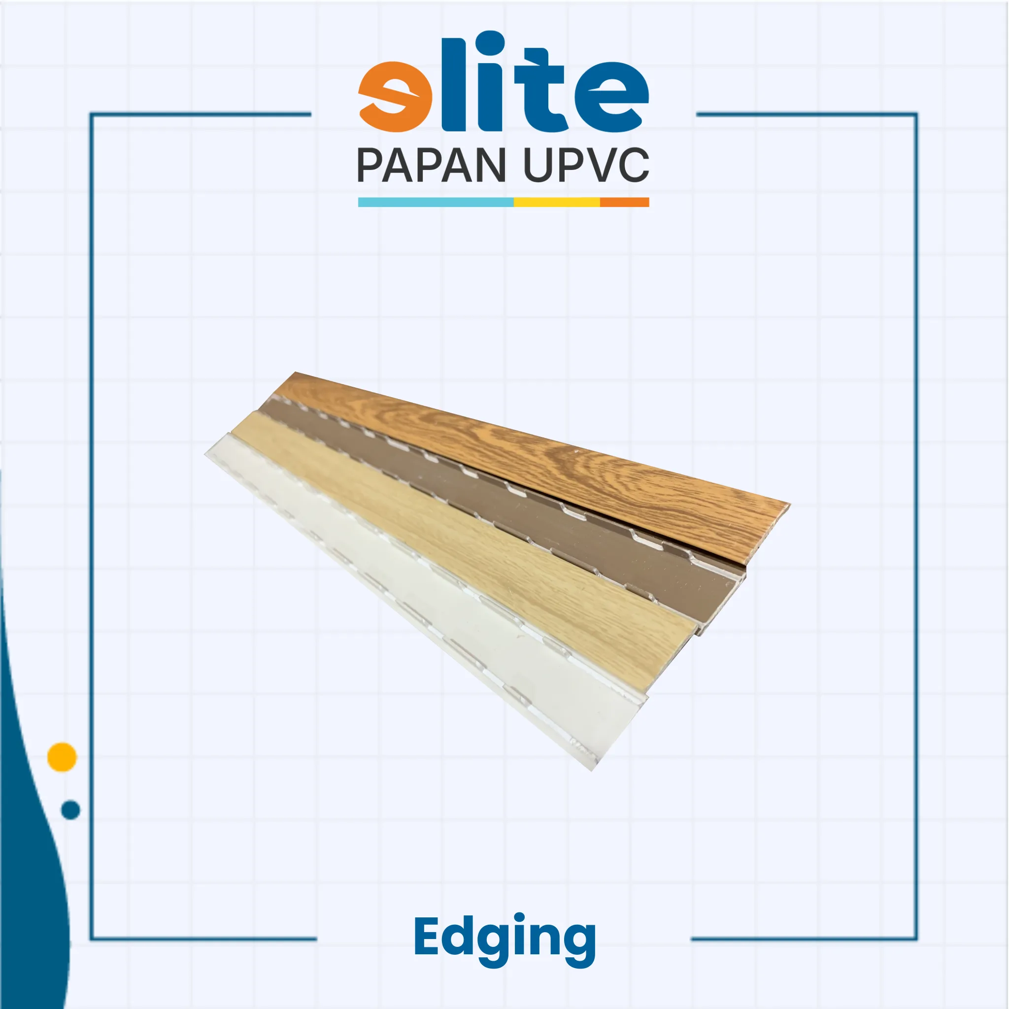 Edging Papan UPVC detail papan upvc Elite Shop