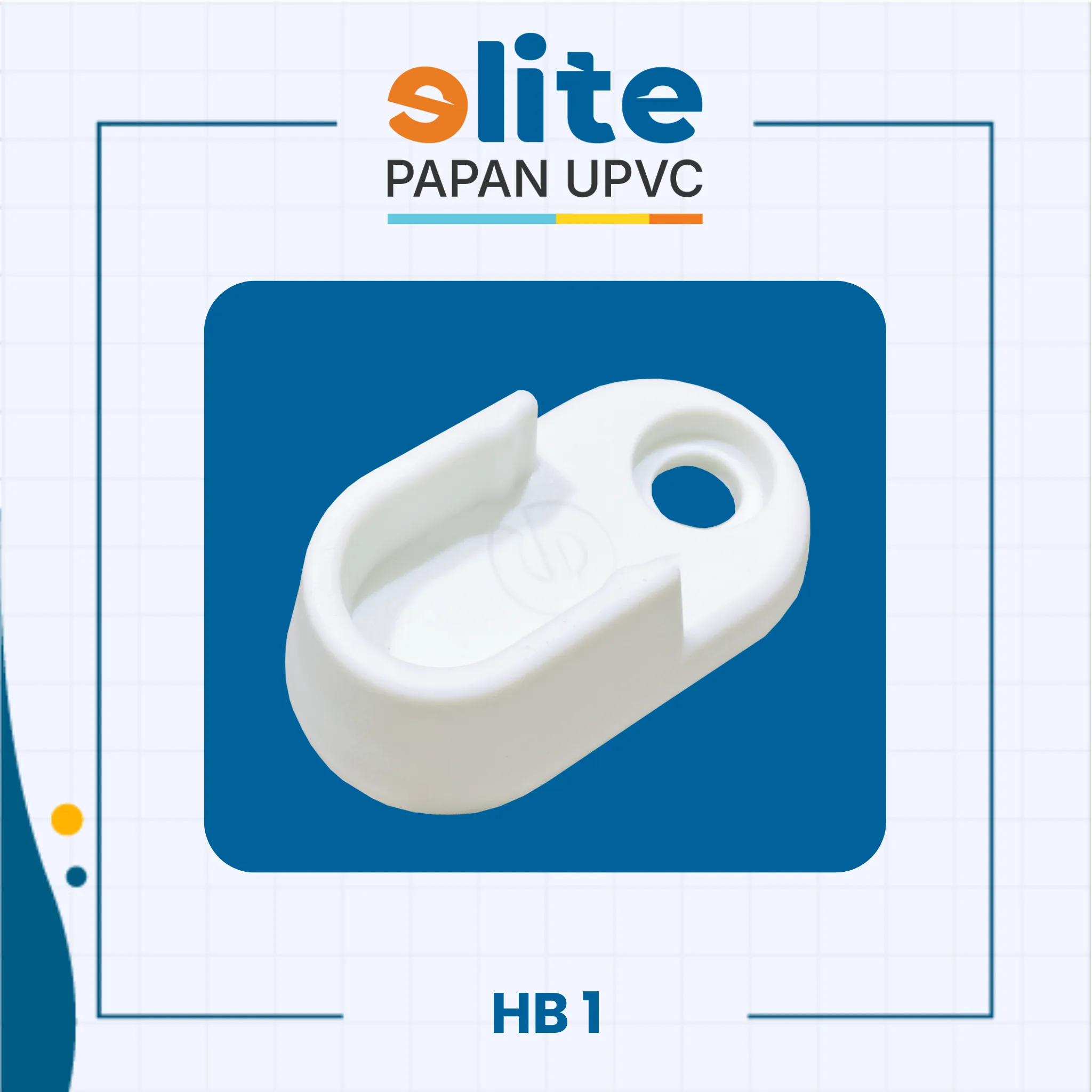 HB01 Hanger Bracket detail papan upvc Elite Shop