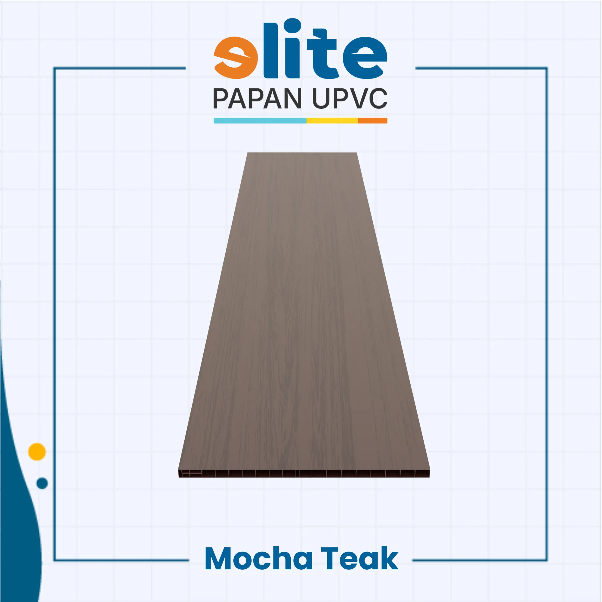Papan UPVC 30 cm x 200 cm galeri 5