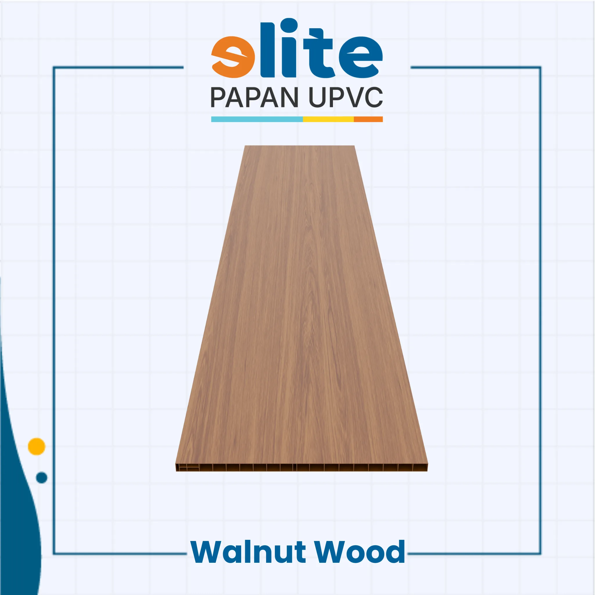 Papan UPVC 40 cm x 200 cm galeri 7