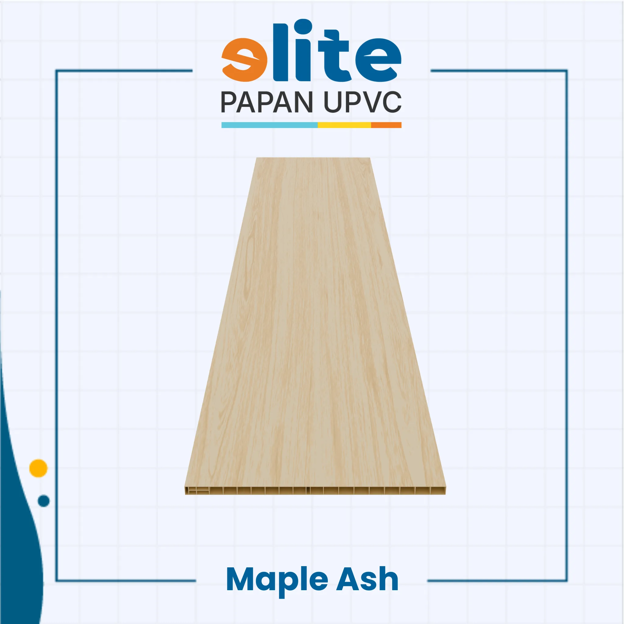 Papan UPVC 55 cm x 200 cm galeri 4